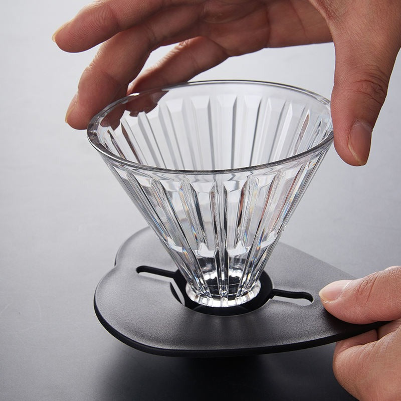 PCTG optical grade. Concave ribs. Double ring base.